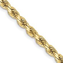 Load image into Gallery viewer, 10k 3.75mm Diamond-cut Rope Chain
