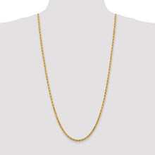 Load image into Gallery viewer, 10k 4mm Diamond-cut Rope Chain
