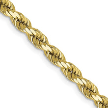 Load image into Gallery viewer, 10k 4mm Diamond-cut Rope Chain
