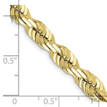 Load image into Gallery viewer, 10k 6.5mm Diamond-cut Rope Chain
