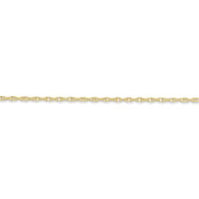 Load image into Gallery viewer, 10k 1.35mm Carded Cable Rope Chain
