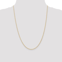Load image into Gallery viewer, 10k 1.35mm Carded Cable Rope Chain
