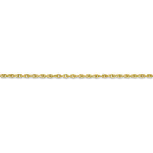 Load image into Gallery viewer, 10k 1.55mm Carded Cable Rope Chain
