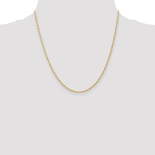 Load image into Gallery viewer, 10k 1.55mm Carded Cable Rope Chain
