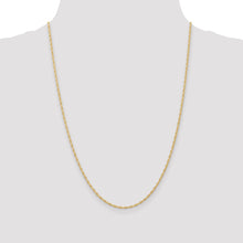 Load image into Gallery viewer, 10k 1.55mm Carded Cable Rope Chain
