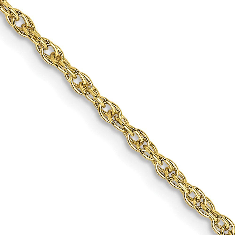 10k 1.55mm Carded Cable Rope Chain