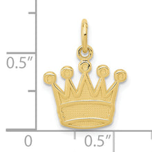 Load image into Gallery viewer, 10k Kings Crown Charm
