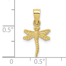Load image into Gallery viewer, 10K Dragonfly Pendant
