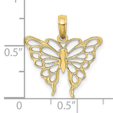 Load image into Gallery viewer, 10K Butterfly Charm
