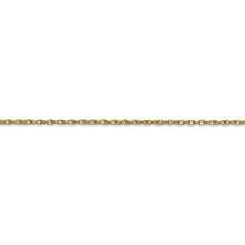 Load image into Gallery viewer, 10k 1.15mm Carded Cable Rope Chain
