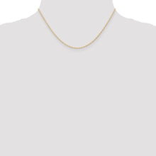 Load image into Gallery viewer, 10k 1.15mm Carded Cable Rope Chain
