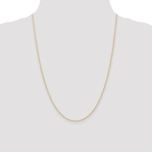 Load image into Gallery viewer, 10k 1.15mm Carded Cable Rope Chain
