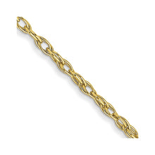 Load image into Gallery viewer, 10k 1.15mm Carded Cable Rope Chain
