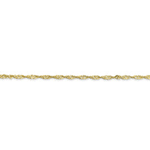 Load image into Gallery viewer, 10k 1.7mm Singapore Chain

