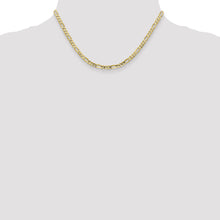 Load image into Gallery viewer, 10k 4mm Concave Open Figaro Chain
