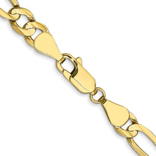 Load image into Gallery viewer, 10k 5.5mm Concave Open Figaro Chain
