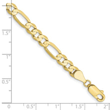 Load image into Gallery viewer, 10k 5.5mm Concave Open Figaro Chain
