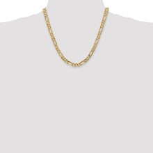 Load image into Gallery viewer, 10k 6mm Concave Open Figaro Chain
