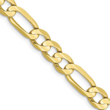 Load image into Gallery viewer, 10k 6mm Concave Open Figaro Chain
