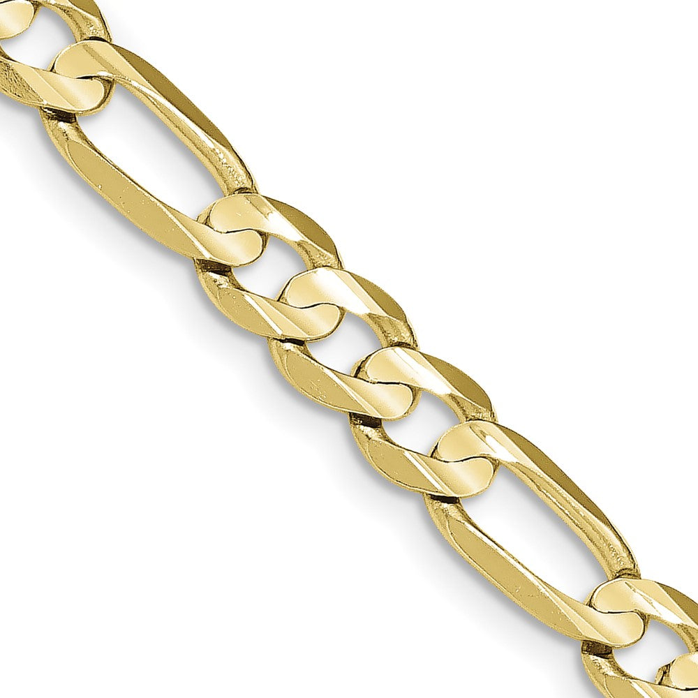 10k 7.5mm Concave Open Figaro Chain