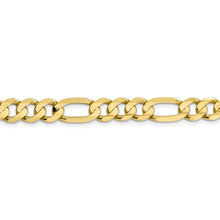 Load image into Gallery viewer, 10k 8.75mm Concave Open Figaro Chain
