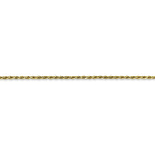 Load image into Gallery viewer, 10k 1.3mm D/C Machine Made Rope Chain

