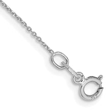 Load image into Gallery viewer, 10k WG .6mm D/C Cable Chain Anklet
