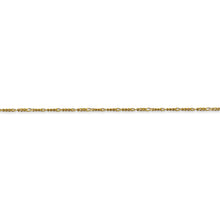 Load image into Gallery viewer, 10k 1.25mm Flat Figaro Pendant Chain
