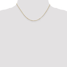 Load image into Gallery viewer, 10k 1.25mm Flat Figaro Pendant Chain
