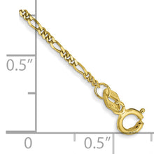 Load image into Gallery viewer, 10k 1.25mm Flat Figaro Pendant Chain
