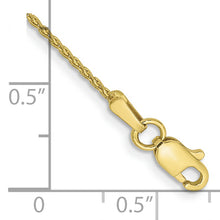 Load image into Gallery viewer, 10k 1.2mm Parisian Wheat Chain
