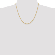 Load image into Gallery viewer, 10k 2.25mm D/C Quadruple Rope Chain
