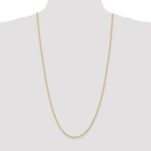 Load image into Gallery viewer, 10k 2.25mm D/C Quadruple Rope Chain
