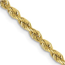 Load image into Gallery viewer, 10k 2.75mm D/C Quadruple Rope Chain
