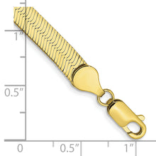 Load image into Gallery viewer, 10k 5.5mm Silky Herringbone Chain
