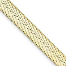 Load image into Gallery viewer, 10k 5.5mm Silky Herringbone Chain
