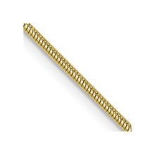 Load image into Gallery viewer, 10k 1.1mm Round Snake Chain
