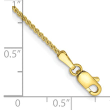 Load image into Gallery viewer, 10k 1.25mm Spiga Chain Anklet

