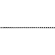Load image into Gallery viewer, 10k White Gold 1.6mm D/C Machine Made Rope Chain
