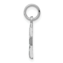 Load image into Gallery viewer, 10k White Gold Diamond-cut Star Charm
