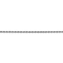 Load image into Gallery viewer, 10k White Gold 2mm Diamond Cut Quadruple Rope Chain
