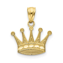 Load image into Gallery viewer, 10k Crown Pendant
