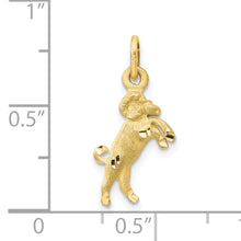 Load image into Gallery viewer, 10k Satin Aries Zodiac Charm
