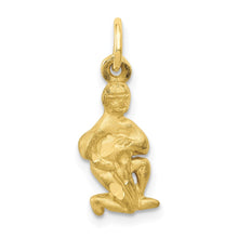 Load image into Gallery viewer, 10k Aquarius Zodiac Charm
