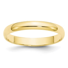 Load image into Gallery viewer, 10KY 3mm LTW Half Round Band Size 7
