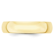 Load image into Gallery viewer, 10KY 5mm LTW Half Round Band Size 8
