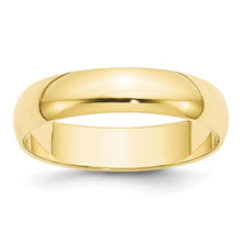 Load image into Gallery viewer, 10KY 5mm LTW Half Round Band Size 8
