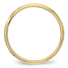 Load image into Gallery viewer, 10KY 3mm LTW Milgrain Half Round Band Size 8.5
