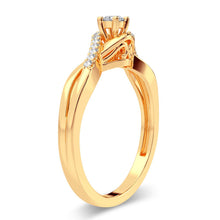 Load image into Gallery viewer, 14K 0.16CT Diamond Ring
