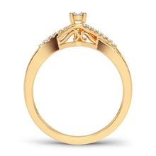 Load image into Gallery viewer, 14K 0.16CT Diamond Ring
